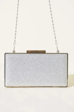 Alternative view of Sparkly Women's Clutch Bag Silver