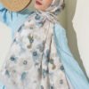Soft Flora Bamboo Crinkle Shawl Grey - Imagen 2