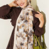 Soft Flora Bamboo Crinkle Shawl Cream - immagine 2
