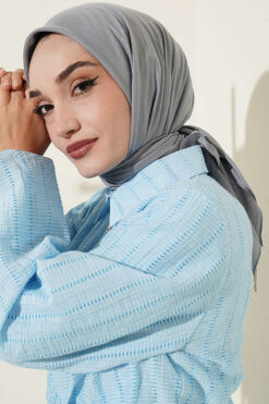 Alternative view of Soft Touch Series Scarf Dark Grey