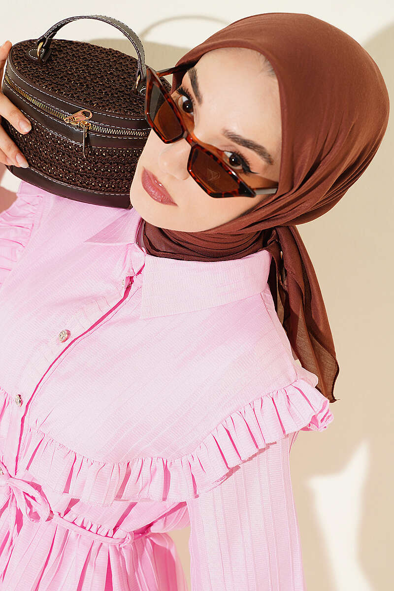 Soft Touch Series Scarf Brown - Image 6