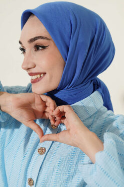Alternative view of Soft Touch Series Scarf Blue