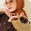 Soft Touch Series Scarf Brown