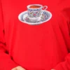 Turkish Coffee Printed Tunic Red - Image 4
