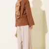Turkish Coffee Printed Tunic Brown - Afbeelding 3