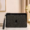 Stone Detail Zip Closure Bag Assorted 1 Assorted 4 – Image 2