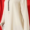 Dress with Stone Transition Detail Stone - Image 4