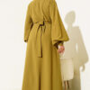 Floral Embellished Evening Dress Stone - Image 3