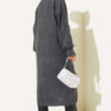 Stone-Embellished Buttoned Knit Cardigan Smoke – Bild 3