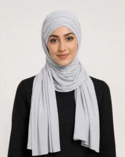 Wholesale Triple Band Viscose Hijab — soft viscose/cotton jersey with triple-band forehead detail
