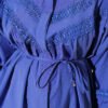 V-Neck Blouse with Lace Detail Violet - immagine 4