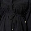 V-Neck Blouse with Lace Detail Black - Imagen 4