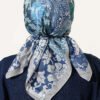 Vera Ethnic Patterned Scarf Grey - الصورة 3