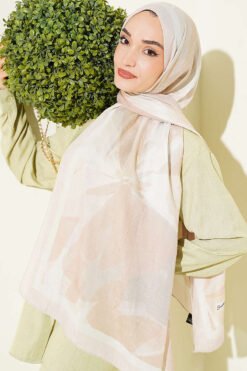 Alternative view of Vera Series Bamboo Crinkle Shawl Beige