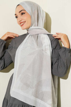 Alternative view of Vera Series Bamboo Crinkle Shawl Grey
