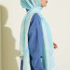 Vera Series Bamboo Crinkle Shawl Turquoise - Afbeelding 3