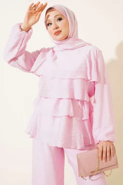 Alternative view of Two-Piece Set Pink