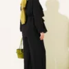 ⁦Two-Piece Set Black⁩ - الصورة ⁦3⁩
