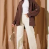 High Waist Palazzo Pants Stone - Imagen 2