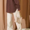 High Waist Palazzo Pants Stone - Imagen 3