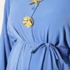 Star Accessory Long Tunic Two-Piece Set Indigo - Image 4