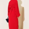 Star Accessory Long Tunic Two-Piece Set Red – Bild 3