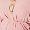 Star Accessory Long Tunic Two-Piece Set Powder Pink – Bild 4