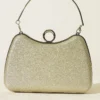 Rhinestone-Embellished Evening Clutch Bag Gold – Bild 2