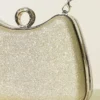 Rhinestone-Embellished Evening Clutch Bag Gold – Bild 3