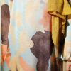 Patterned Dress with Trimmed Neckline Mint - Image 4