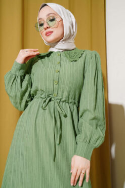Alternative view of Collared Lace Button Dress Hazel