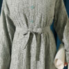 Ruffled Collar Lace Dress Aqua Green – Image 4
