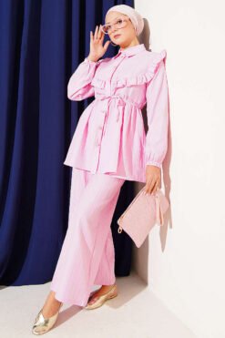 Alternative view of Two-Piece Set Pink