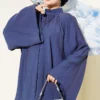 Gathered Neck Detail Tunic Indigo