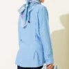 Side-Slit Tailored Shirt Blue – Image 3