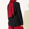 Side-Slit Tailored Shirt Black – Image 3