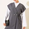 Side Tie Vest Set - immagine 2
