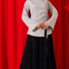 Side Drawstring Tunic Grey - immagine 2