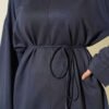 Side Slit Double Sleeve Tunic Smoke - الصورة 4