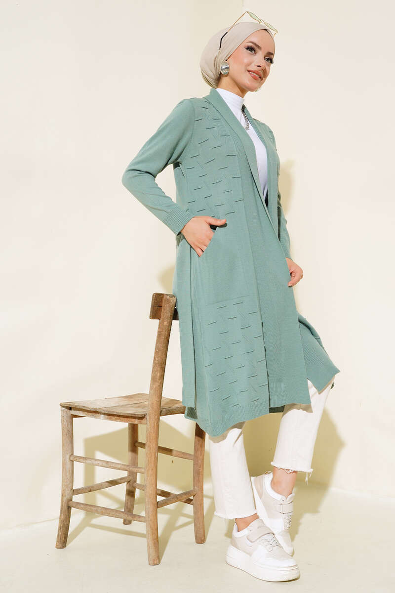 Side-Seamed Tied Cardigan Hazel - Image 2