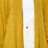 Side-Seamed Tied Cardigan Leaf Green - Image 4