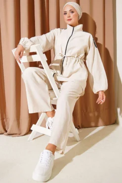 Two-Piece Set Beige