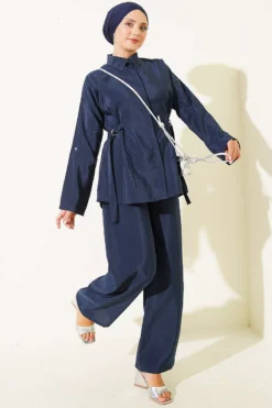 Two-Piece Set Navy Blue