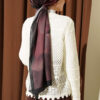 Leaf Embroidered Openwork Short Knit Cardigan Ecru – Bild 3