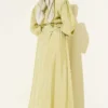 ⁦Half Buttoned Waist Tie Dress⁩ - الصورة ⁦3⁩