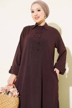 Alternative view of Two-Piece Set Dark Brown