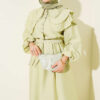 Half Buttoned Tiered Sailor Collar Dress Hazel - Image 2
