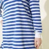 ⁦Horizontal Wide Striped Tunic⁩ - الصورة ⁦4⁩