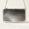 Studded Chain Strap Bag Silver - الصورة 2