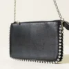 Studded Chain Strap Bag Black